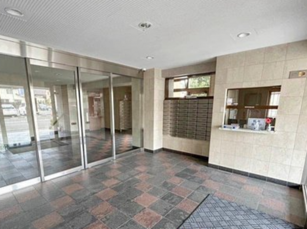 岡山市北区大元、マンションのエントランス画像です