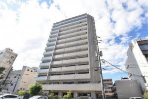 岡山市北区平和町、マンションの外観画像です