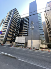 岡山市北区錦町、マンションの外観画像です