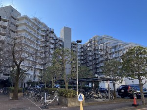 上尾市柏座、マンションの外観画像です