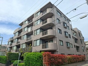 藤沢市藤が岡、マンションの外観画像です