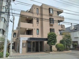 藤沢市片瀬海岸、マンションの外観画像です