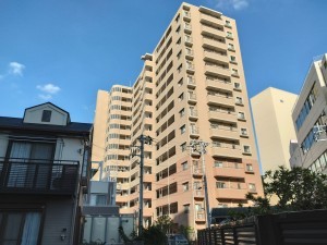 藤沢市藤沢、マンションの外観画像です