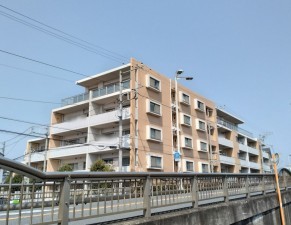 藤沢市本鵠沼、マンションの外観画像です