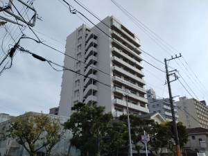 藤沢市片瀬海岸、マンションの外観画像です