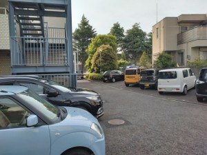 藤沢市藤沢、マンションの駐車場画像です