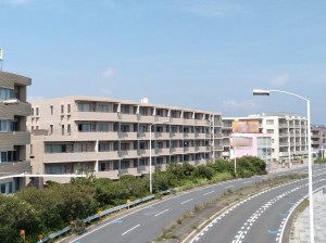 藤沢市鵠沼海岸、マンションの外観画像です
