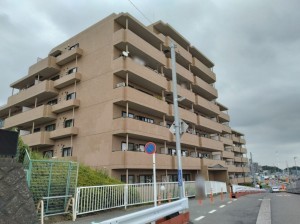 藤沢市城南、マンションの外観画像です