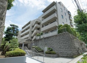 藤沢市片瀬海岸、マンションの外観画像です