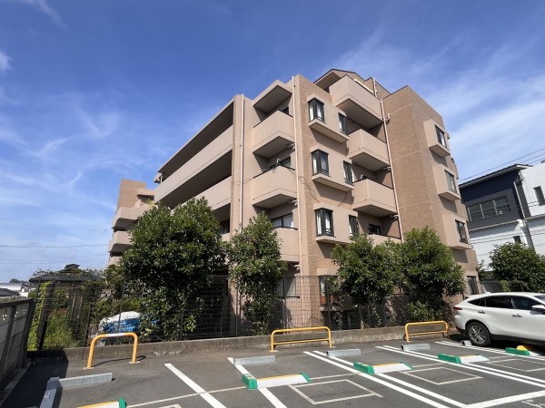 藤沢市藤が岡、マンションの外観画像です