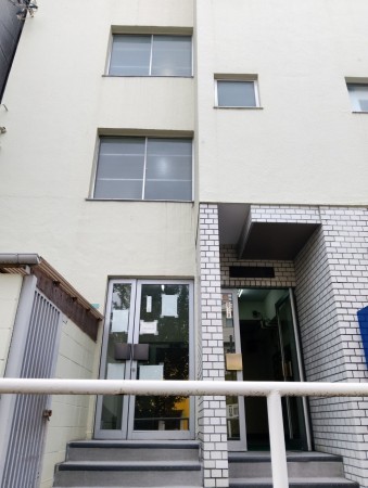 目黒区大橋、マンションのエントランス画像です