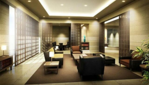 渋谷区渋谷、マンションのエントランス画像です