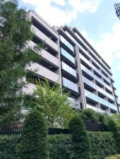 渋谷区南平台町、マンションの外観画像です