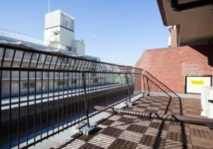 渋谷区道玄坂、マンションのバルコニー画像です