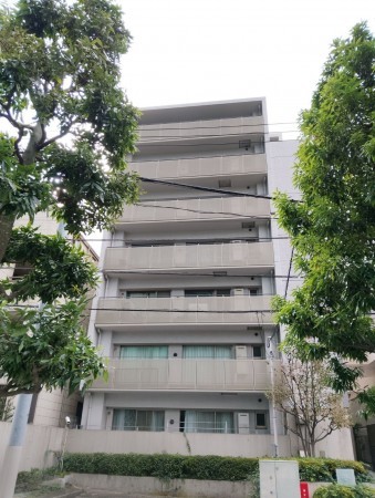 渋谷区東、マンションの外観画像です
