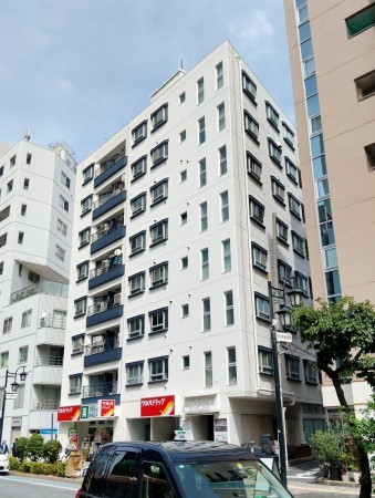 渋谷区東、マンションの外観画像です