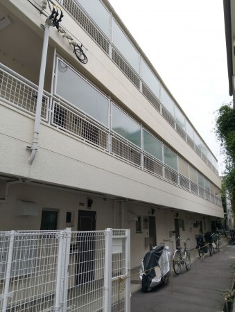 目黒区東山、マンションの外観画像です