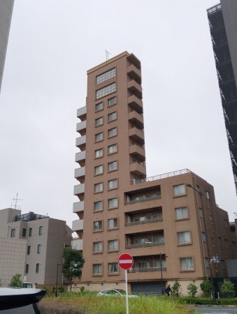 渋谷区松濤、マンションの外観画像です