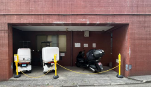 渋谷区桜丘町、マンションの駐車場画像です