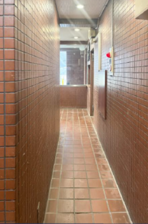 渋谷区桜丘町、マンションのエントランス画像です