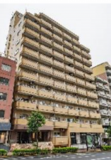 目黒区大橋、マンションの外観画像です