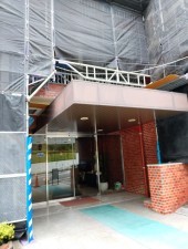 渋谷区猿楽町、マンションのエントランス画像です