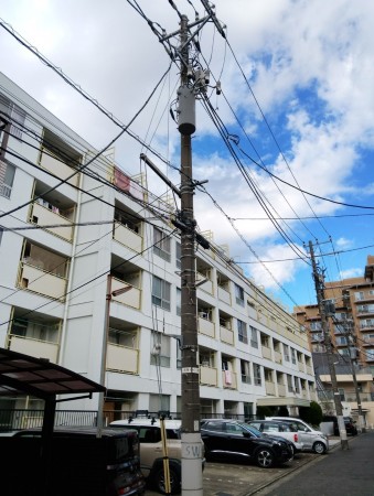 渋谷区代々木、マンションの外観画像です