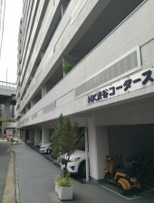 目黒区大橋、マンションの駐車場画像です