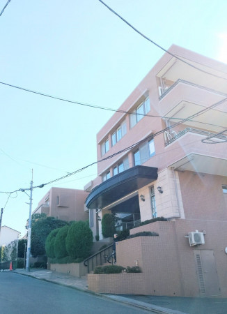 渋谷区富ヶ谷、マンションの外観画像です