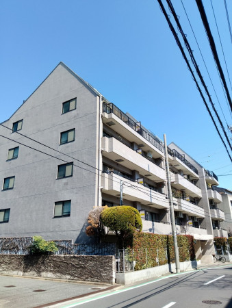 渋谷区東、マンションの外観画像です