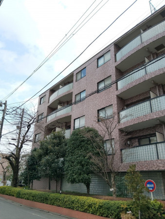目黒区青葉台、マンションの外観画像です