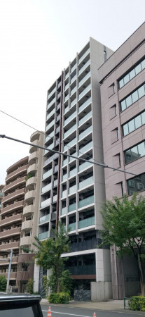 渋谷区神泉町、マンションの外観画像です