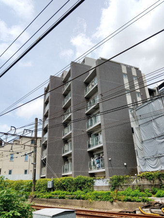 渋谷区代々木、マンションの外観画像です