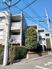 渋谷区初台、マンションの外観画像です