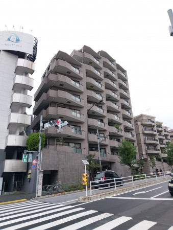 目黒区青葉台、マンションの外観画像です