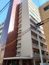 渋谷区恵比寿南、マンションの外観画像です