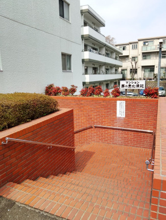 目黒区中目黒、マンションのエントランス画像です