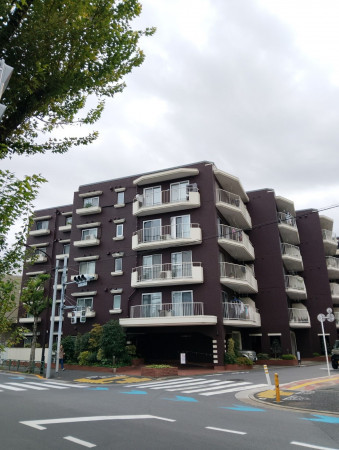 目黒区大橋、マンションの外観画像です