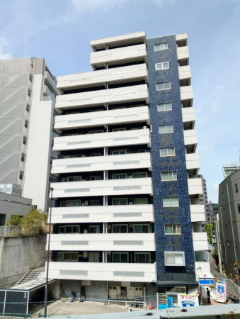 目黒区大橋、マンションの外観画像です