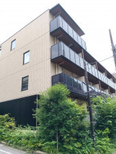 渋谷区代々木、マンションの外観画像です