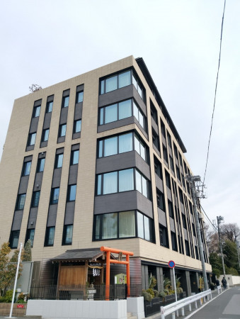 渋谷区代々木、マンションの外観画像です