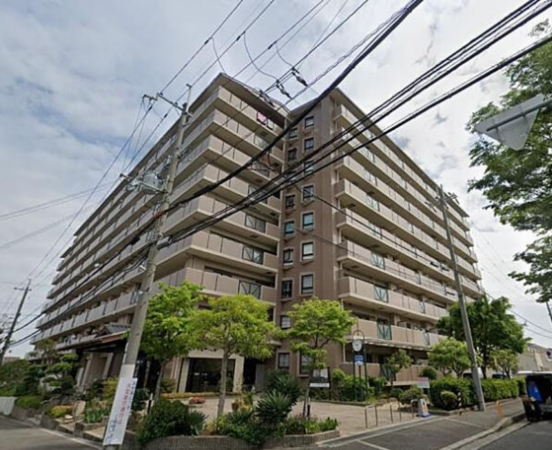 泉南市新家、マンションの外観画像です