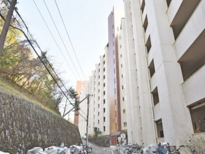 川西市向陽台、マンションの外観画像です