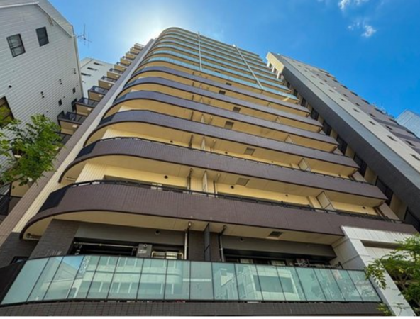 八王子市旭町、マンションの外観画像です