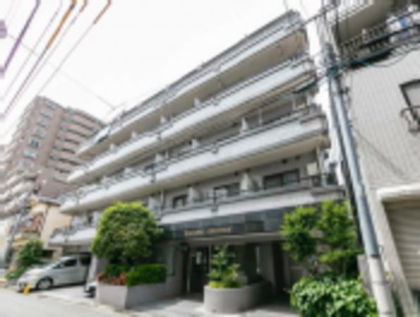 江東区大島、マンションの外観画像です