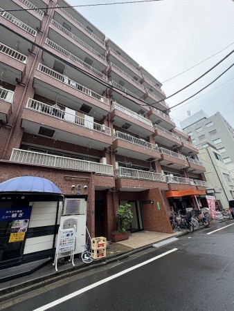 江東区亀戸、マンションの外観画像です