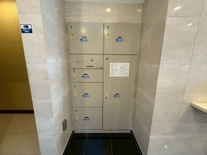 江東区大島、マンションのエントランス画像です