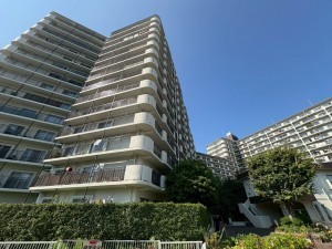 江東区亀戸、マンションの外観画像です