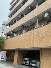 江東区亀戸、マンションの外観画像です