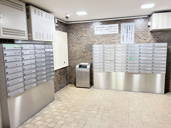 江東区亀戸、マンションのエントランス画像です